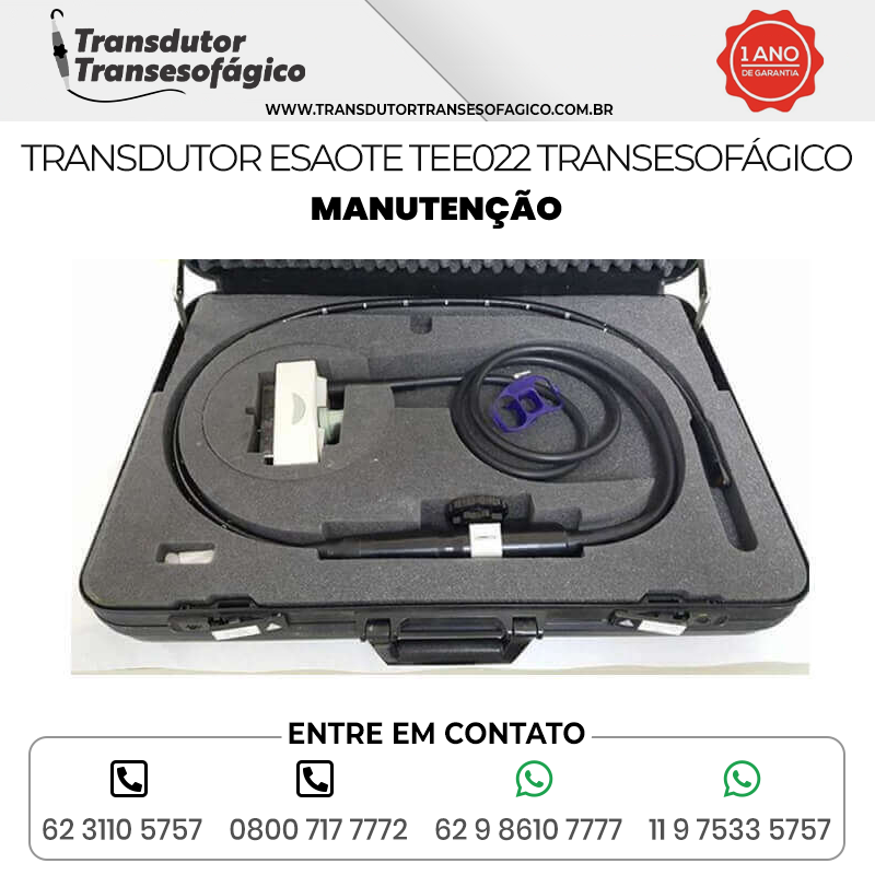 MANUTENÇÃO TRANSDUTOR ESAOTE TEE 022 TRANSESOFÁGICO